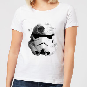 Star Wars Command Stromtrooper Death Star Women's T-Shirt - White