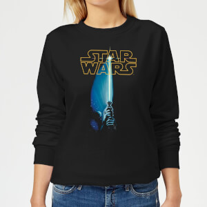 Sweat Femme Sabre Laser Star Wars Classic - Noir