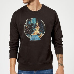 Sweat Homme Vintage Victory Star Wars Classic - Noir