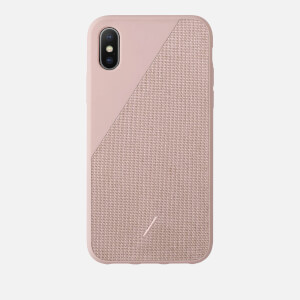 Native Union Clic Canvas iPhone Xs Max Case - Rose