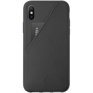 Native Union Clic Card iPhone Xs Case - Black