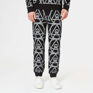 Avant L'Oeil Men's Logo Rope Print Joggers - Black