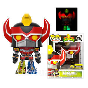 Figurine Pop! Megazord 6 Pouce Brille Dans Le Noir (GITD) - Power Rangers - EXC (VIP Seulement)
