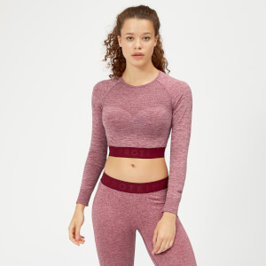 Myprotein Inspire Seamless Crop Top - Dusty Rose