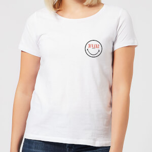 Smiley World Selfie Pocket Smiley Women's T-Shirt - White