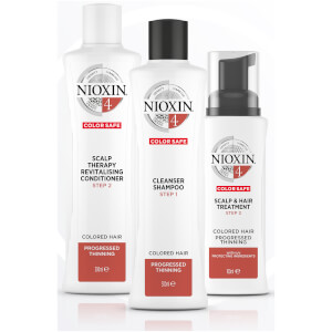 NIOXIN 3-Part System Trial Kit 4 for Colored Hair with Progressed Thinning