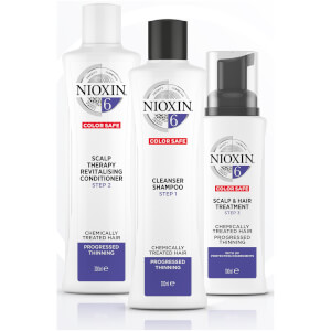 NIOXIN 3-Part System 6 Trial Kit for Chemically Treated Hair with Progressed Thinning