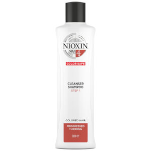NIOXIN 3-Part System 4 Cleanser Shampoo for Colored Hair with Progressed Thinning -shampoo 300ml