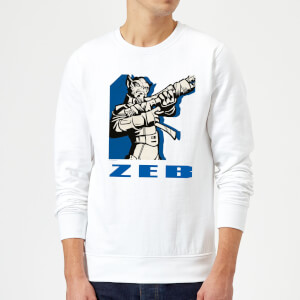 Sweat Homme Zeb Star Wars Rebels - Blanc
