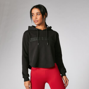 Myprotein The Original Cropped Hoodie - Black