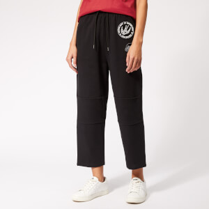McQ Alexander McQueen Women's Knee Patched Pants - Darkest Black