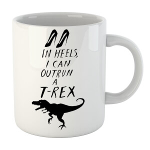 Rock On Ruby In Heels I Can Outrun A T-Rex Mug