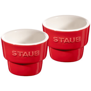 Staub Ceramic Round Egg Holder - Cherry