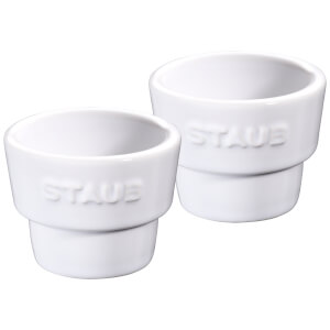 Staub Ceramic Round Egg Holder - White