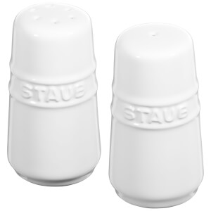 Staub Ceramic Round Salt and Pepper Shaker - White