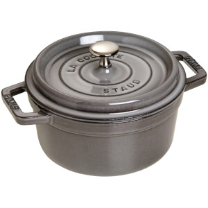 Staub Round Cocotte - Graphite Grey - 20cm