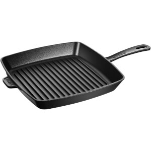 Staub Square Grill Pan - Black - 30cm