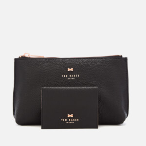 Ted Baker Women's Fabiana Bow Washbag and Mirror Set - Black