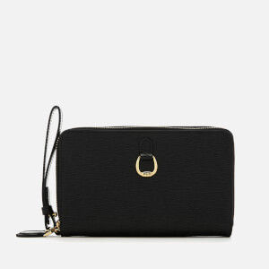 Lauren Ralph Lauren Women's Bennington Double Zip Medium Wristlet - Black