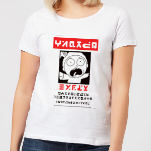 Rick and Morty Wanted Morty Women's T-Shirt - White