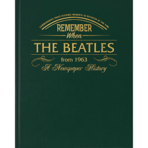 The Beatles Newspaper Book - Racing Green Leatherette