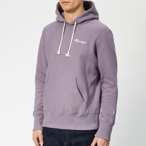 Champion Men's Small Script Overhead Hoodie - Purple