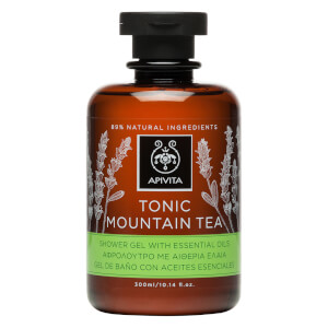 APIVITA Tonic Mountain Tea Shower Gel with Essential Oils 300ml