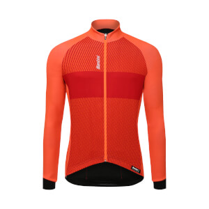 Santini Colle Long Sleeve Jersey - Orange