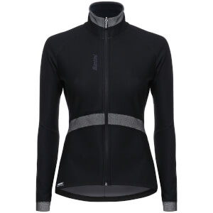 Santini Women's Passo Winter Windstopper Jacket - Black