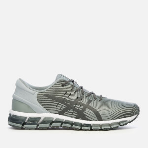 Asics Men's Lifestyle Gel Quantum 360 4 Trainers - Stone Grey/Dark Grey