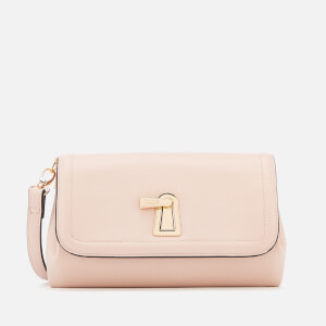 Dune Women's Enzie Key Lock Bag Clutch - Nude