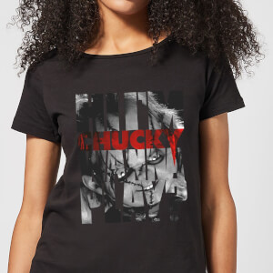 Chucky Typographic Women's T-Shirt - Black
