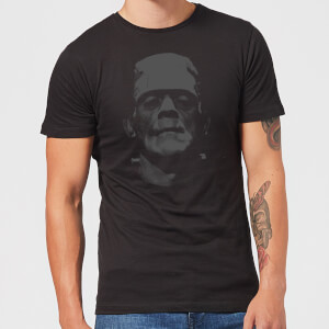 Universal Monsters Frankenstein Black and White Men's T-Shirt - Black