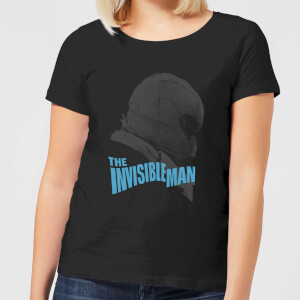 T-Shirt Femme L'Homme Invisible (Tons Gris) - Universal Monsters - Noir