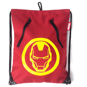 Marvel Iron Man Men's Rubber Print Gym Bag - Red
