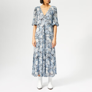 Ganni Women's Elm Georgette Dress - Heather