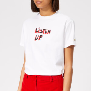 Bella Freud Women's Listen Up T-Shirt - White