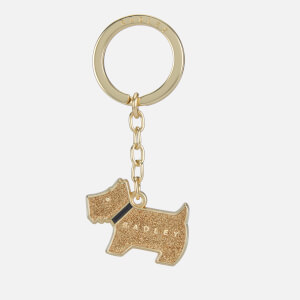 Radley Women's Glitter Pageant Keyring - Gold Glitter