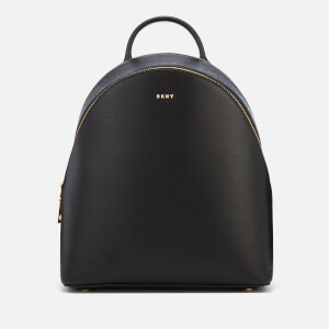 DKNY Women's Bryant Sutton Medium Backpack - Black/Gold