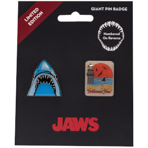 Jaws Limited Edition Pin Badge Set