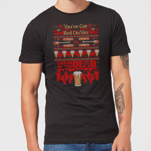 Shaun Of The Dead You've Got Red On You Christmas Men's T-Shirt - Black
