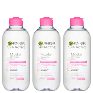 Garnier Micellar Water Sensitive Skin 400ml (3 Pack)