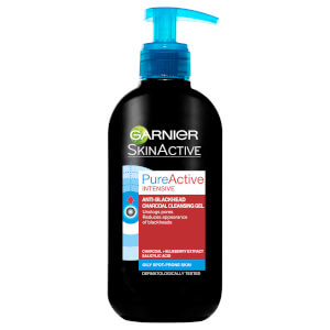 Garnier Pure Active Intensive Anti-Blackhead Charcoal Gel Wash 200 ml