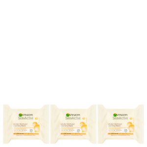 Garnier Micellar Oil-Infused Cleansing Face Wipes 25 Wipes (3 Pack)