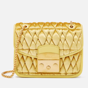 Furla Women's Metr.Com. Mini Cross Body Bag - Yellow