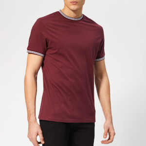 Jack Wills Men's Rousting Retro Tipped T-Shirt - Plum