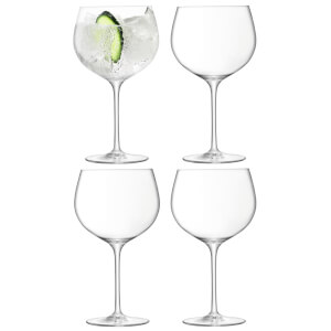 LSA Balloon Gin Balloon Glasses - Clear (Set of 4)
