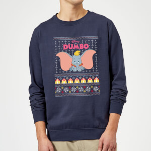 Pull de Noël Homme Classiques Disney Dumbo - Bleu Marine