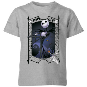The Nightmare Before Christmas Jack Skellington Zero Pose Kids' T-Shirt - Grey