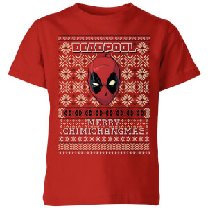 Marvel Deadpool Kinder T-Shirt - Rot